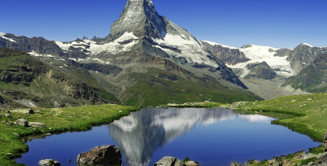 Matterhorn mit Bergsee